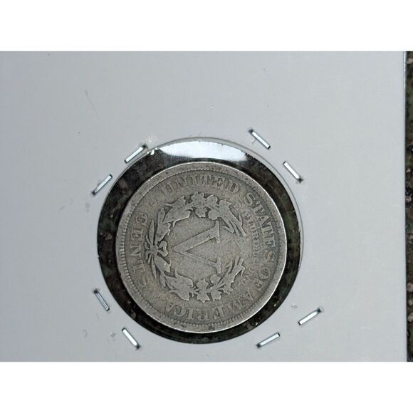 1908 Liberty Head V Nickel – Vintage US Five Cent Coin - Picture 2 of 2